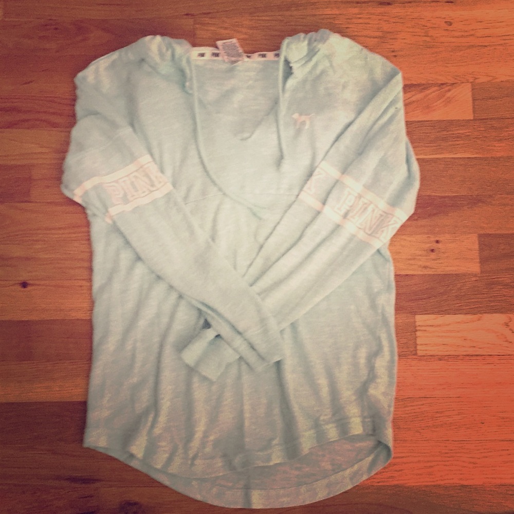 Pink long sleeved sweater top